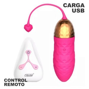 HUEVO VIBRADOR RECARGABLE CONTROL JUMPING DIAMOND