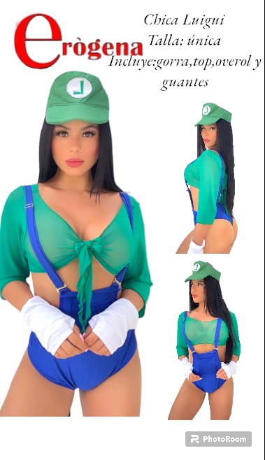 DISFRAZ CHICA LUIGUI TALLA UNICA
