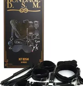 KIT FETISH 10 PIEZAS TIPO CUERO iv