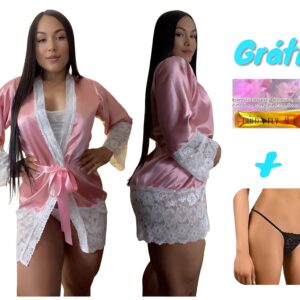 KIT PROMO (KIMONO + TANGA PELVICA (llegara en cualquier color) + GOLD FLY SACHET)