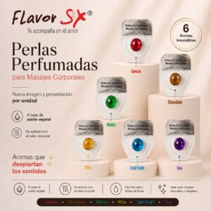 PERLAS LUBRICADAS X1 FLAVOR