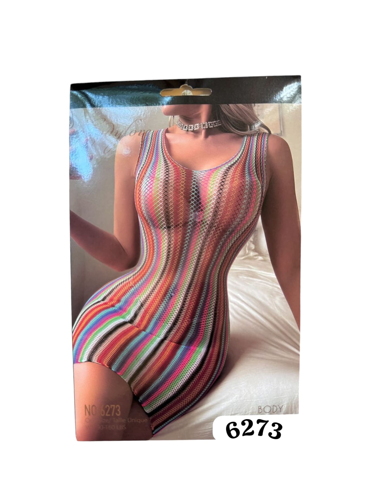 VESTIDO MALLA COLORES ref. 6273 - Imagen 2