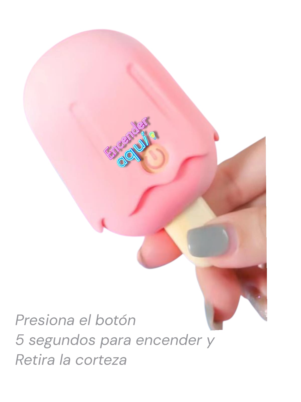 PALETA HELADO SUCCION SILICONA RECARGABLE - Imagen 2