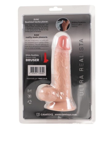 DILDO ULTRA REALISTA BRUSER 17.5CM CAMTOYZ