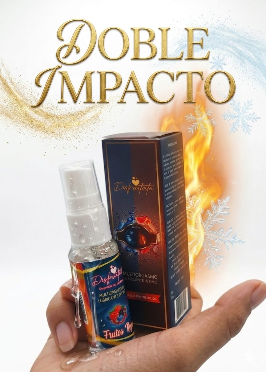 LUBRICANTE MULTIORGASMO DOBLE IMPACTO 20ML - Imagen 2