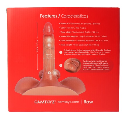 MINI TORSO REALISTA CASTER CAMTOYZ - Imagen 2