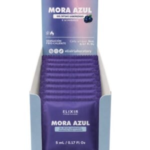 LUBRICANTE ORAL SACHET MORA AZUL X 24