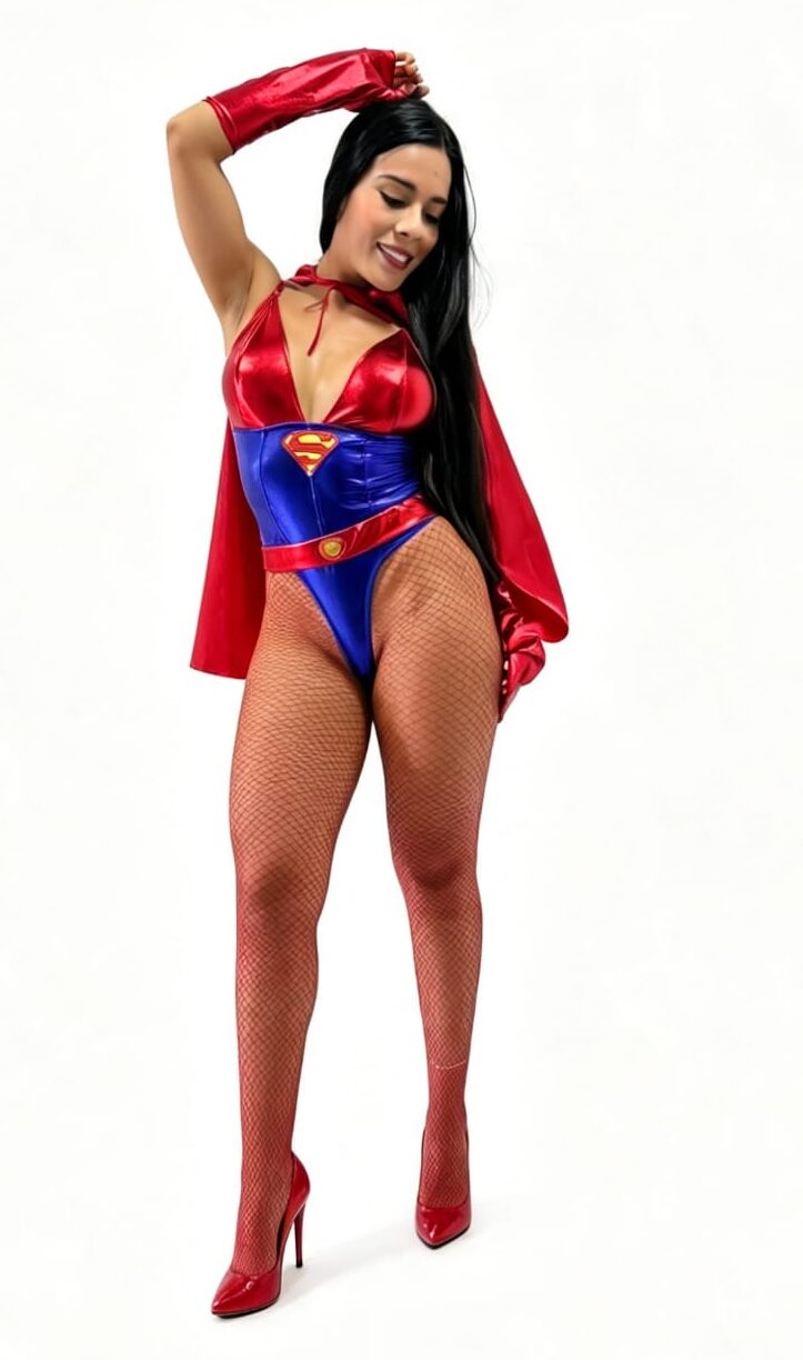 DISFRAZ SUPER WOMAN CHIC