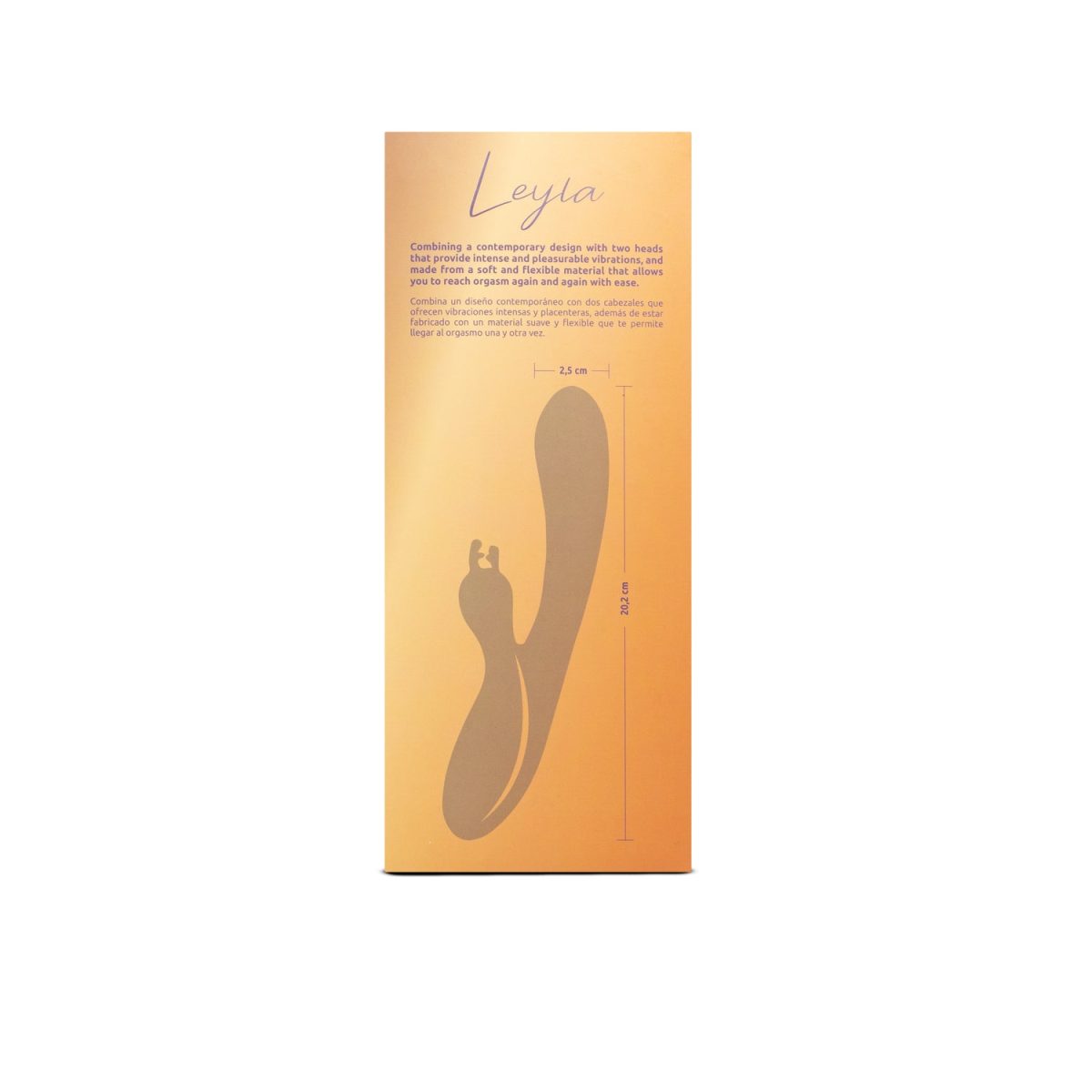 VIBRADOR DOBLE LEYLA CAMTOYZ - Imagen 2
